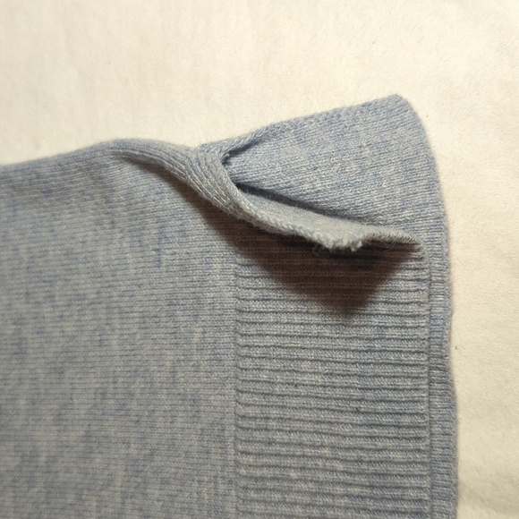Loft Sweater Light Blue Size S Lightweight 100% Cotton - Picture 5 of 5